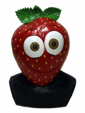 Genuine Overhead Latex Funny Fruit strawberry Mask